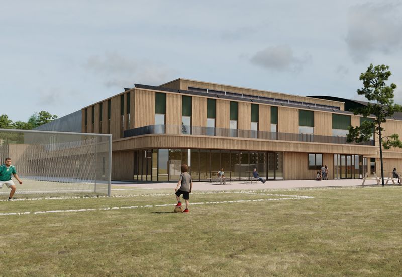 Betonmast skal bygge Tranby Arena