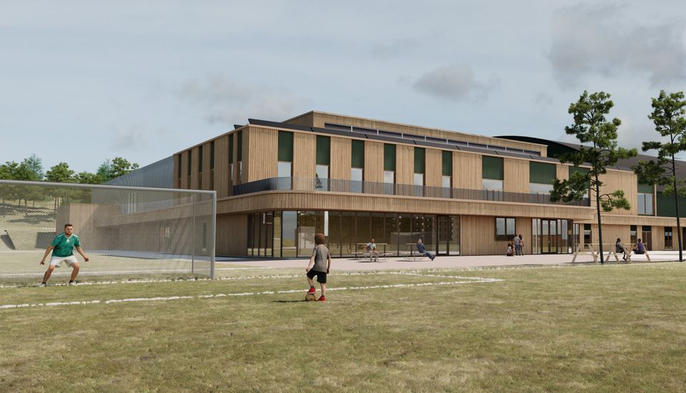 Betonmast skal bygge Tranby Arena